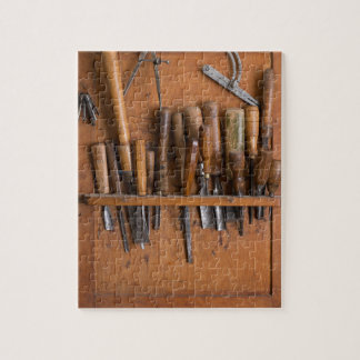 Jigsaw Puzzle Werkzeugseilrahmen für Holzbearbeitu