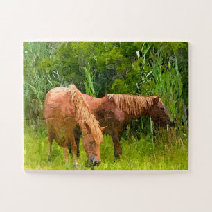 Jigsaw Puzzle Wild Assateague Ponies