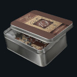 Jigsaw Puzzle zum 19. Geburtstag der Drk Bronze<br><div class="desc">Es ist ihr 19. Hochzeitstag? Es wird nicht Spaß machen,  gemeinsam etwas zu geben und zu tun,  eine originale Herzgrafik der Rose wiederholt sich auf einem dunkelbraunen Hintergrund,  um ihren Meilenstein zu markieren; ein Ritual und Emblem alle für ihre 19 Jahre zusammen.</div>