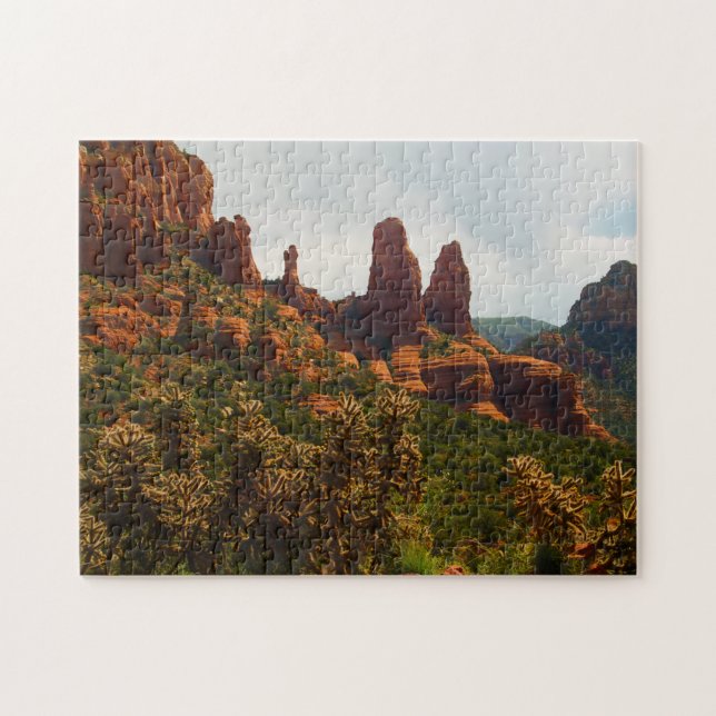 Jigsaw, schöne Sedona-Wüste, Rote Felsen Puzzle (Horizontal)
