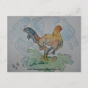 Jigsaw series - 'Hühnchen auf dem Bauernhof' 2010, Postkarte