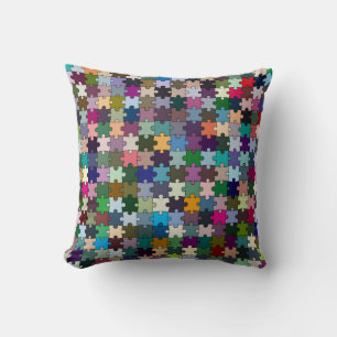 Jigsaw Throw Pillow Kissen