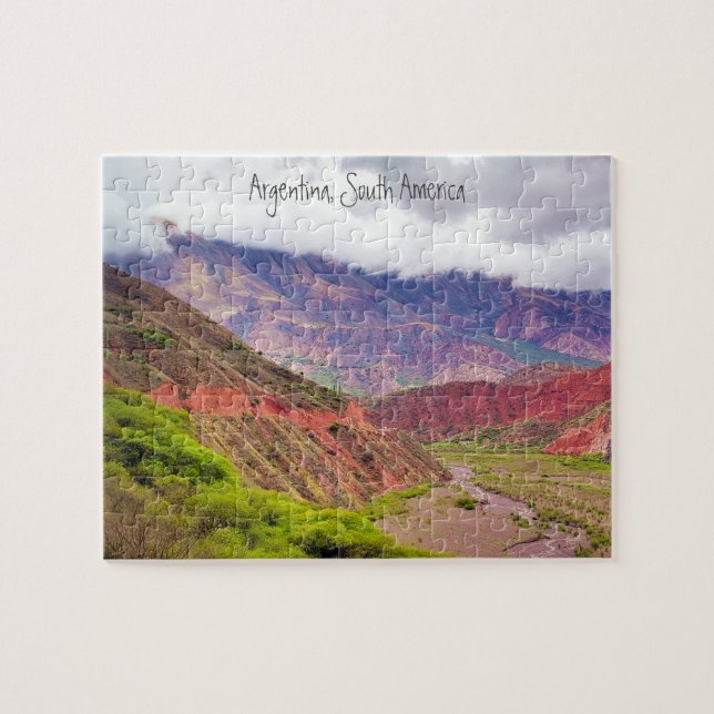 Jigsaw Travel Colorful Argentinien Landschaftliche Puzzle (Horizontal)