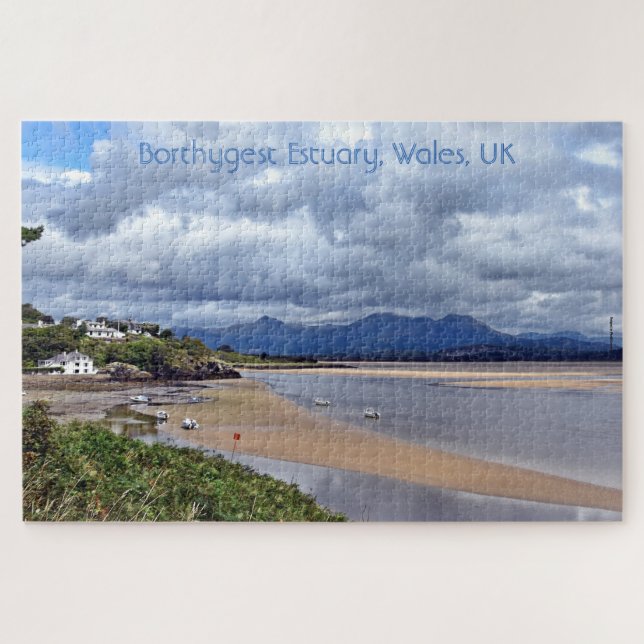Jigsaw Travel Wales Estuary Landschaft Puzzle (Horizontal)
