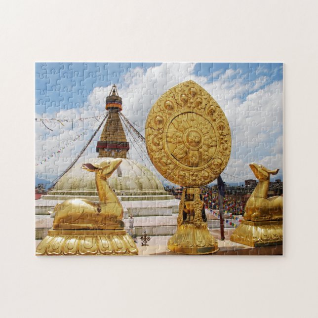 Jigsaw von Boudhanath Kathmandu Puzzle (Horizontal)
