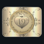 Jigsaw zum 19. Geburtstag der Bronze Color Wedding Puzzle<br><div class="desc">Es ist ihr 19. Hochzeitstag? Es macht keinen Spaß,  gemeinsam etwas zu geben und zu tun; ein originelles Herzemblem auf einer Bronzey,  verzierte Grafik,  um ihren Meilenstein zu markieren; ein Ritual und Emblem alles für ihr Bronzejahr!</div>
