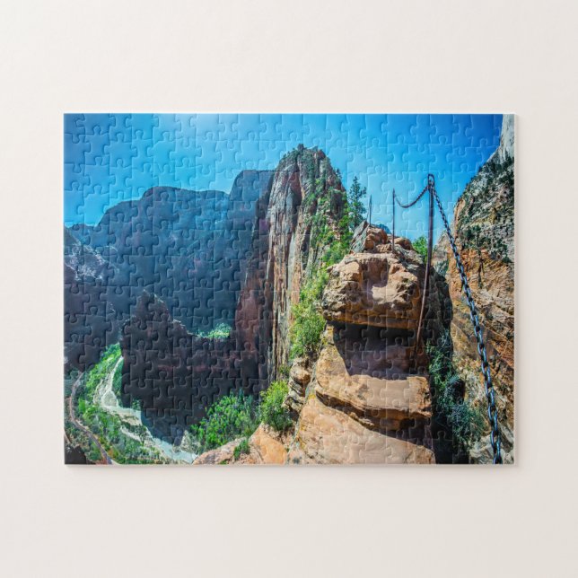 Jigsaws Angels Landing Zion Utah. Puzzle (Horizontal)