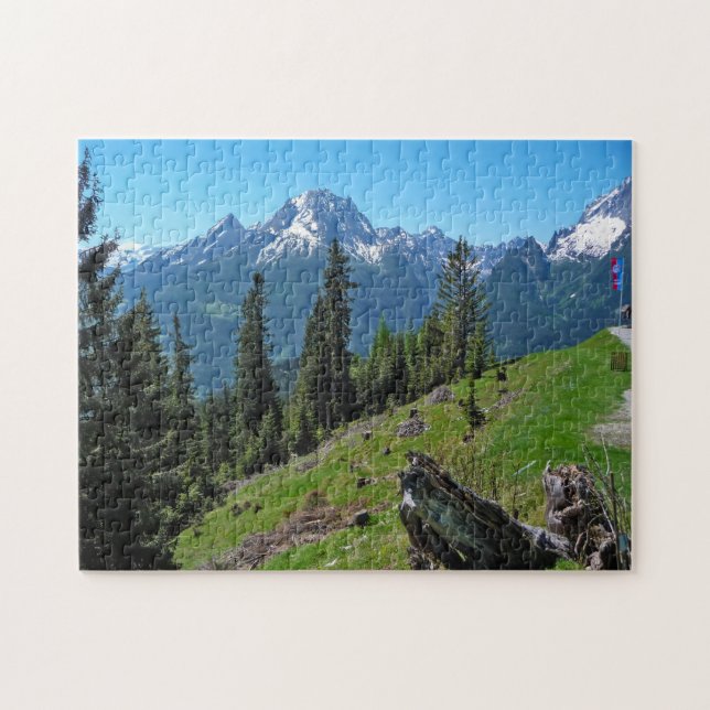 Jigsaws Berchtesgaden Massif Deutschland. Puzzle (Horizontal)