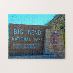 Jigsaws Big Bend Nationalpark Texas. Puzzle