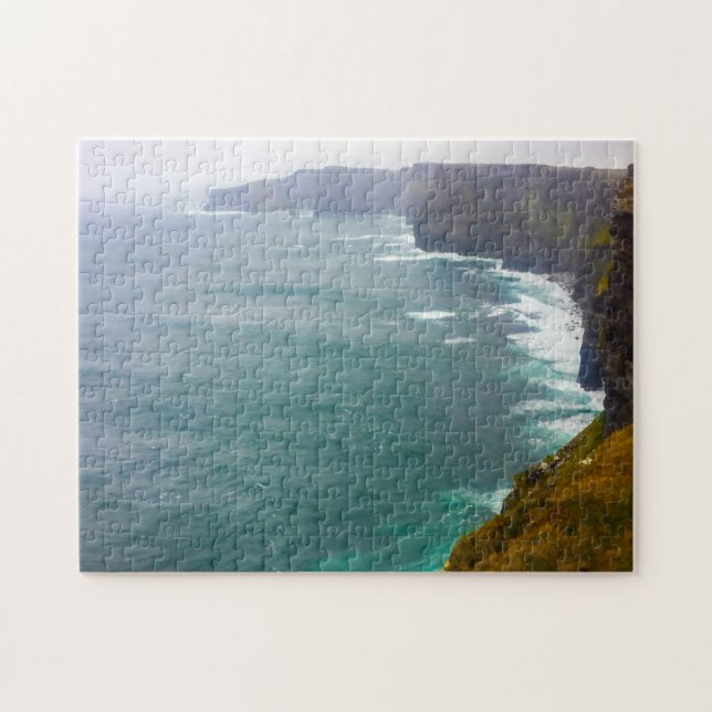 Jigsaws Cliffs of Moher Ireland. Puzzle (Horizontal)