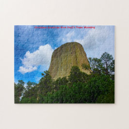 Jigsaws Devils Tower Wyoming USA. Jigsaw Puzzle