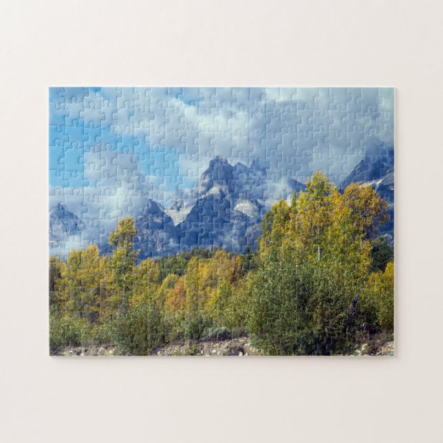 Jigsaws Grand Teton Park Wyoming. Puzzle (Horizontal)