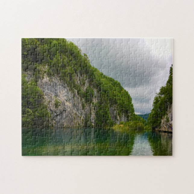 Jigsaws Kroatien 16 See Nationalpark Pltvicka. Puzzle (Horizontal)