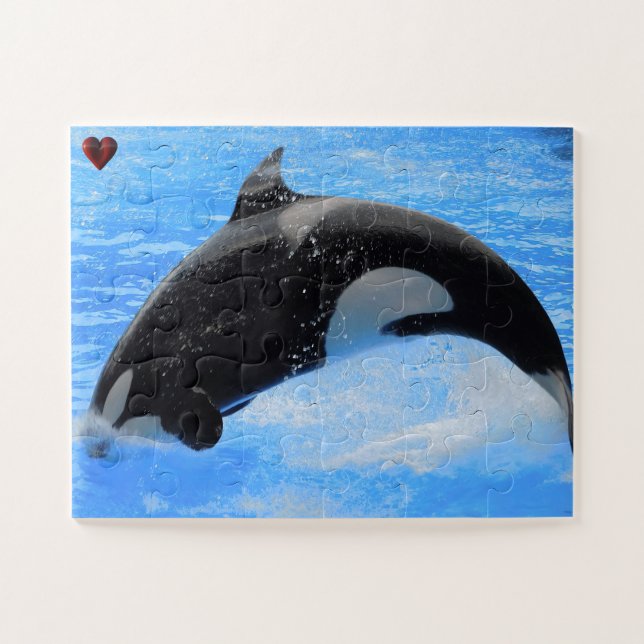 Jigsaws Orcas oder Killer Whales Puzzle (Horizontal)