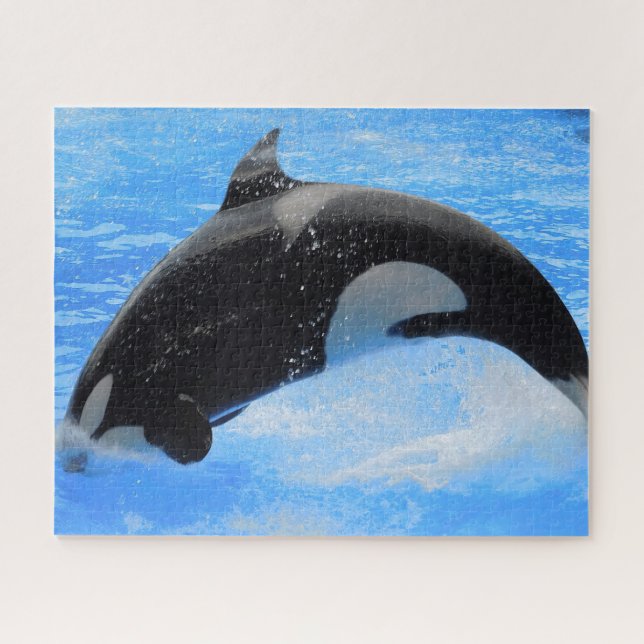 Jigsaws Orcas oder Schwertwale Puzzle (Horizontal)
