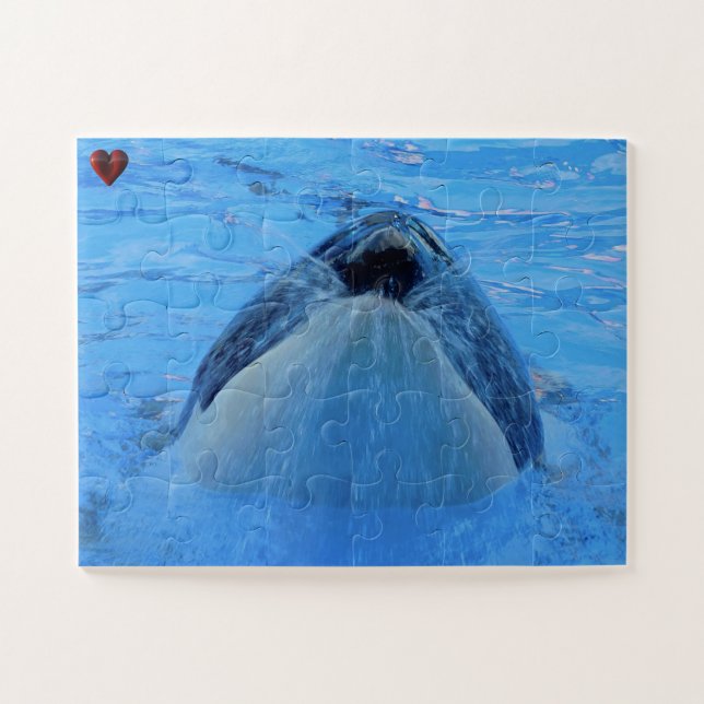 Jigsaws Orcas oder Schwertwale Puzzle (Horizontal)