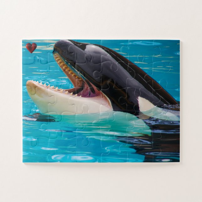 Jigsaws Orcas oder Schwertwale Puzzle (Horizontal)