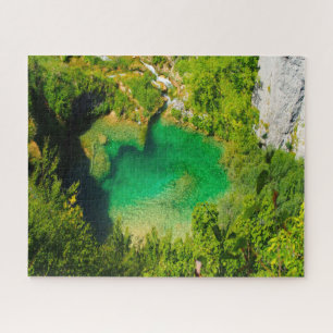 Jigsaws Plivicer Seen Kroatien. Puzzle