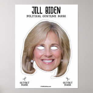 Jill Biden Kostume Mask Poster