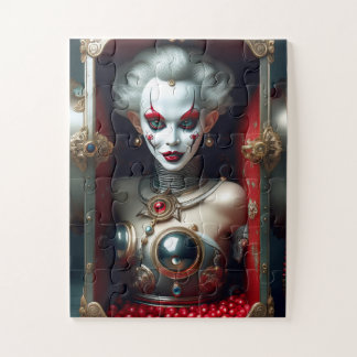 Jill in the Box - Steampunk Weiblicher Clown Puzzle