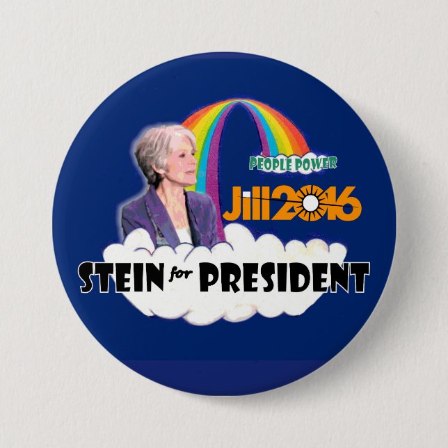 Jill Stein 2016 für Präsidenten Button (Vorderseite)