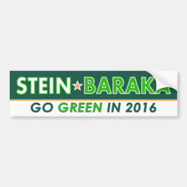 Jill Stein/Baraka - grüner Party-Autoaufkleber Autoaufkleber