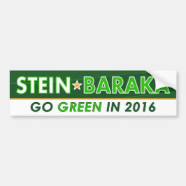 Jill Stein/Baraka - grüner Party-Autoaufkleber Autoaufkleber