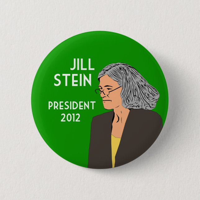 Jill Stein für Kampagnenknopf Präsidenten 2012 Button (Vorderseite)