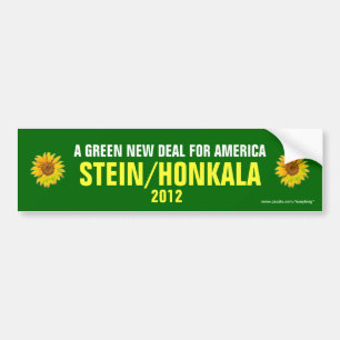 JILL STEIN FÜR PRÄSIDENTEN 2012 AUTOAUFKLEBER