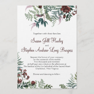 Jill und Gezeichnet Einladungen zur Hochzeit