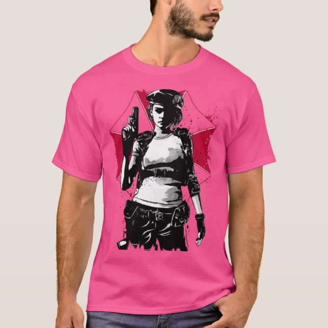 Jill Valentine funny T-Shirt (Vorderseite)