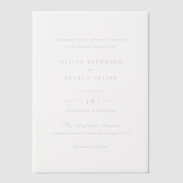 Jillian Lilac Classic Wedding