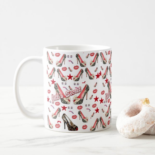 Jill's Secret-Tasse Kaffeetasse (Mit Donut)