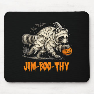 Jim Boo Thy Waschbär-Mumien-Kostüm Halloween Mousepad