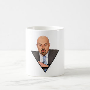 Jim Cramer Investor Portrait Kaffeetasse