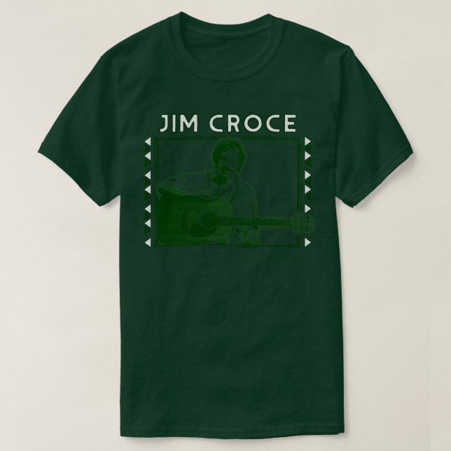 Jim Croce Retro Fan Artwork Design T-Shirt (Design vorne)