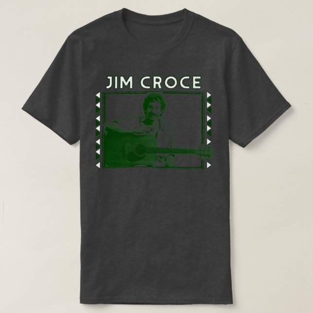 Jim Croce Retro Fan Artwork Design T-Shirt (Design vorne)