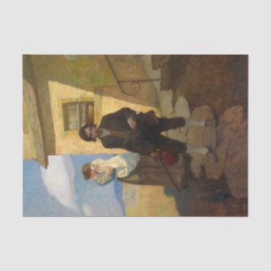 Jim Hawkins verlasse Zuhause von Newell Convers Wy Seidenpapier
