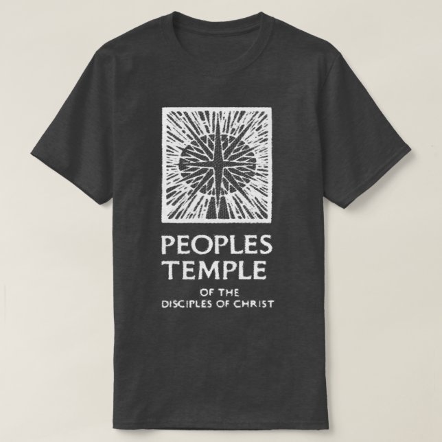 Jim Jones Peoples Temple Logo T-Shirt (Design vorne)