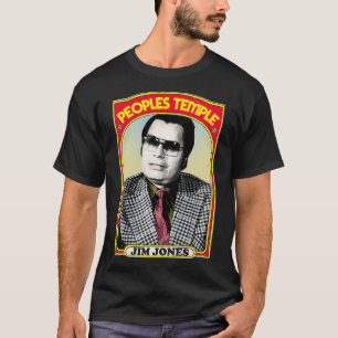 Jim Jones Peoples Temple Retro Style Fan Design T-Shirt