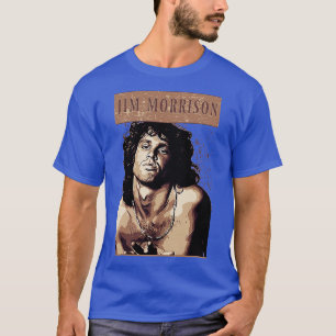 Jim morrison Brown Vintag T-Shirt
