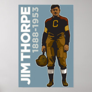 Jim Thorpe, amerikanisches Poster