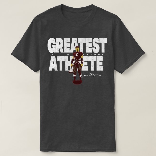 Jim Thorpe Das Bestste Athlete TShirt (Design vorne)
