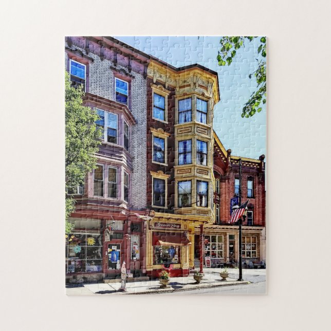 Jim Thorpe Pa - Shops am Broadway Puzzle (Vertikal)
