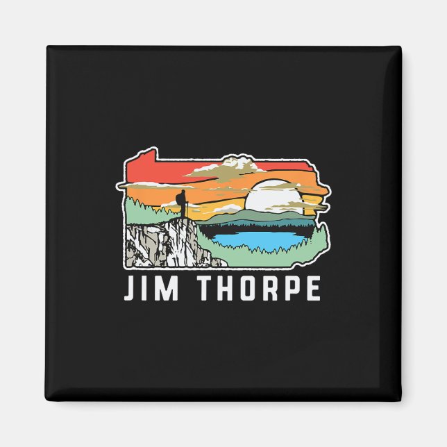 Jim Thorpe Pennsylvania Nature Outdoor Hiking  Magnet (Vorne)