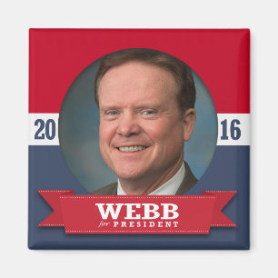 JIM WEBB 2016 MAGNET