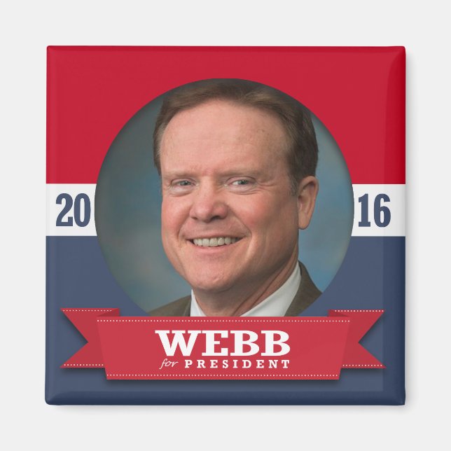 JIM WEBB 2016 MAGNET (Vorne)