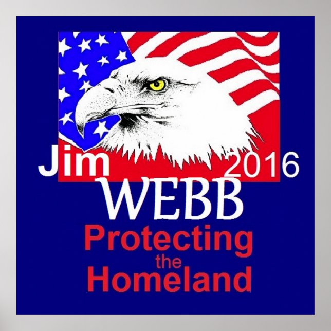 Jim WEBB-Poster 2016 Poster (Vorne)
