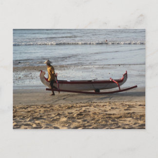 Jimbaran Beach Postcard Postkarte