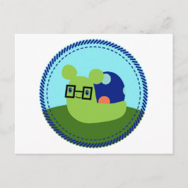 JimBob Snail Postcard Postkarte